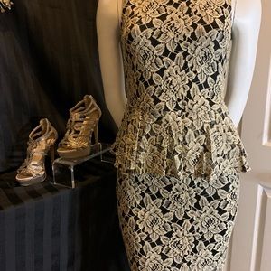 New , lace pep dress .med size ..